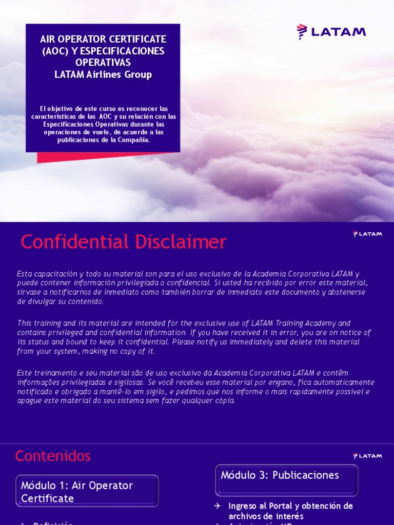 Certificación AOC y Ops Specs en LATAM | PDF | Aeronave | Industrias