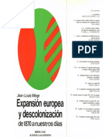 MIEGE Expansion Europea y Descolonizacion de 1870 A Nuestros Dias PDF
