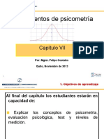 Cap 7 - Psicometría Intro