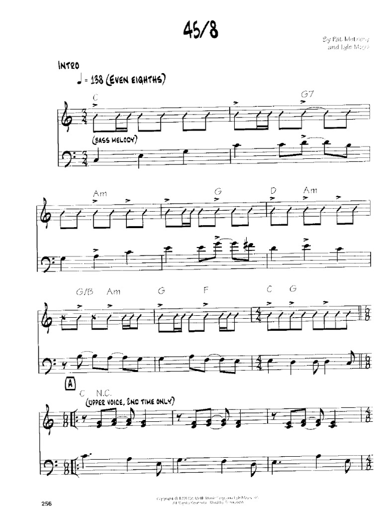 45-8 Pat Metheny PDF | PDF