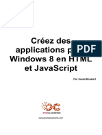 Creez Des Applications Pour Windows 8 en HTML Et Javascript