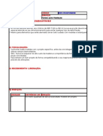 PROCEDIMENTOS EXECUTIVOS Formas para Fundação