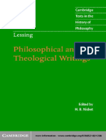 Gotthold Ephraim Lessing - Lessing Philosophical and Theological Writings (Cambridge Texts in The History of Philosophy) - 0521831202 - (2005) PDF