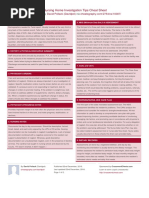 Nursing Home Investigation Tips Cheat Sheet