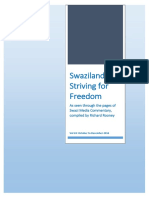 Swaziland Striving For Freedom Vol 24 Oct To Dec 2016