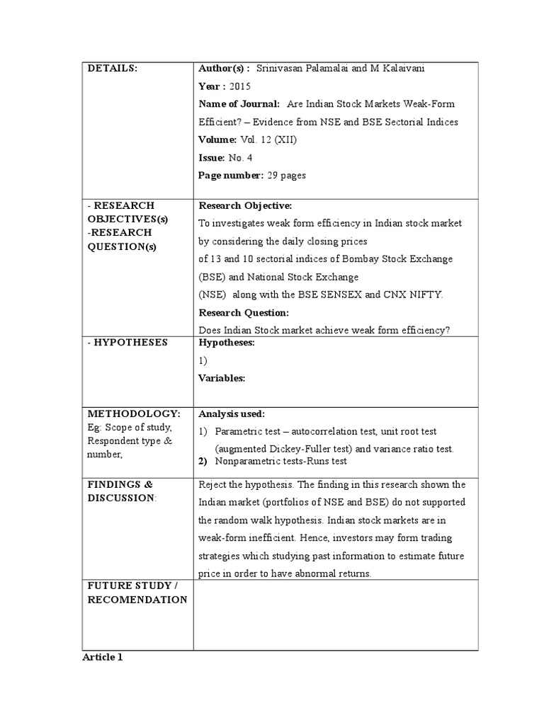 Literature review summary example image