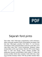 Sejarah Ford Pinto