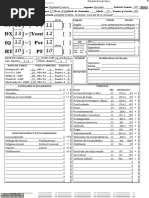 GURPS 4ª Ed - Personagem Marcelo