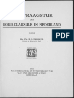Het vraagstuk der goudclausule in Nederland / door Ph.B. Libourel