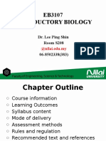 Introductory Biology Course Syllabus Intro