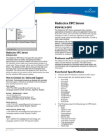 RadioLinx OPC Server Datasheet