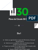M30 - Plano de Estudo 30 Dias PDF