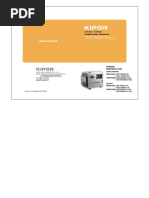Kipor- KDE7000T Generator-En