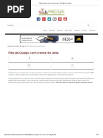 Pão de Queijo Com Creme de Leite - Teretetê Na Cozinha