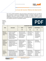 C6AC1R6 - Orientaciones Rubrica de Observacion de Clases PDF