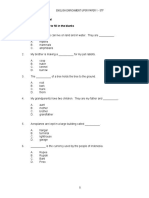 English Worksheets PAPER 1