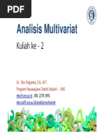 Download Materi Ke - 2 Analisis Multivariat - 2015 by Ringgo Ismoyo Buwono SN335469951 doc pdf