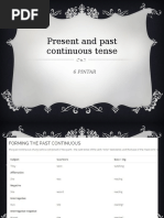 Present and Past Continuous Tense