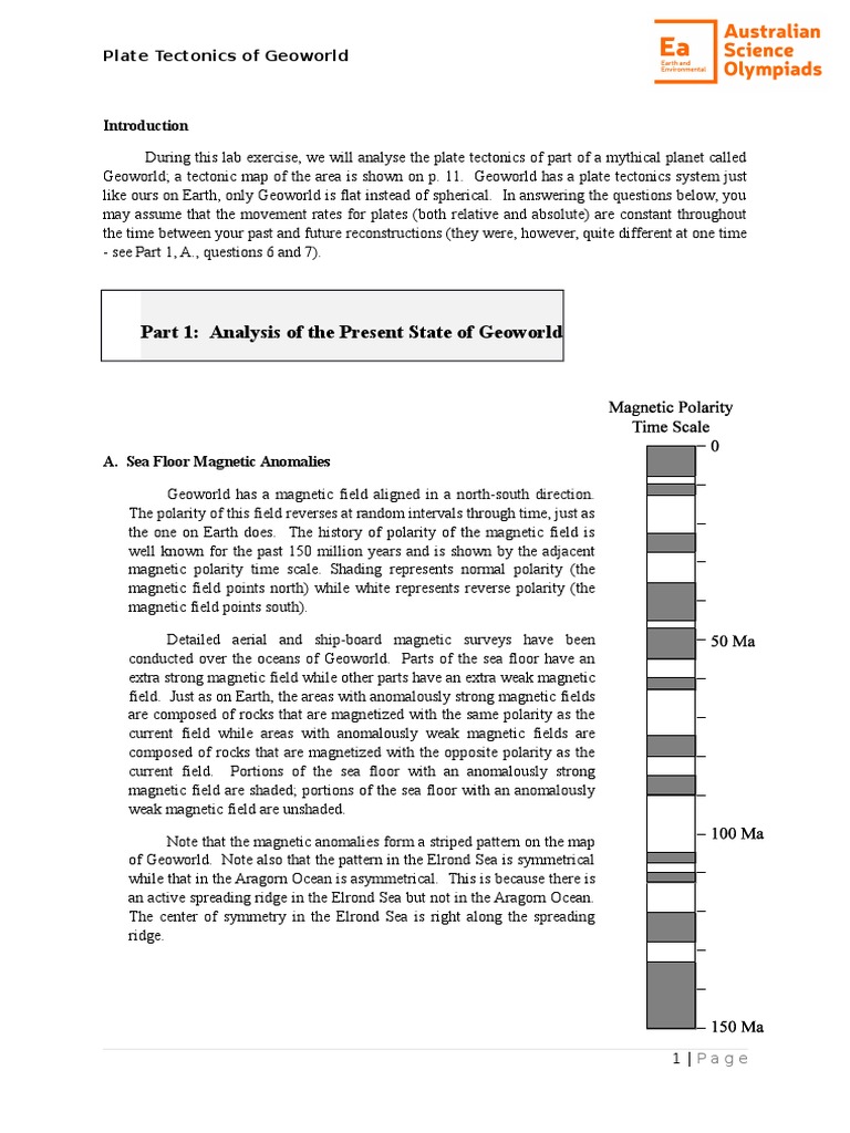 0701 1 Plate Tectonics Of Geoworld Pdf Plate Tectonics Fault