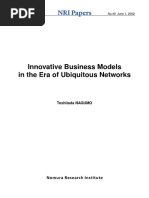 Innovative Business Models in The Era of Ubiquitous Networks