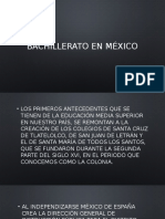 Bachillerato en México