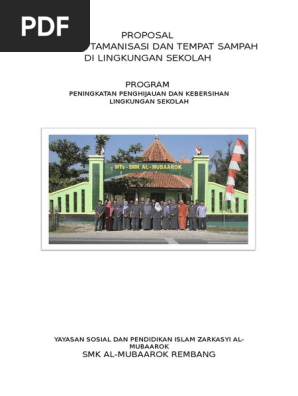 Proposal Permintaan Tempat Sampah Dan Tamanisasi