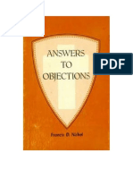 Answers to Objections