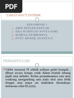 Download Tablet Salut Enterik Klp 7 by Arif Setiawansyah SN335482413 doc pdf