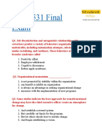 LDR 531 & LDR 531 Final Exam Answers UOP - Studentwhiz