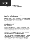 Intermediate Chinese A Grammar and Workbook PDF | PDF
