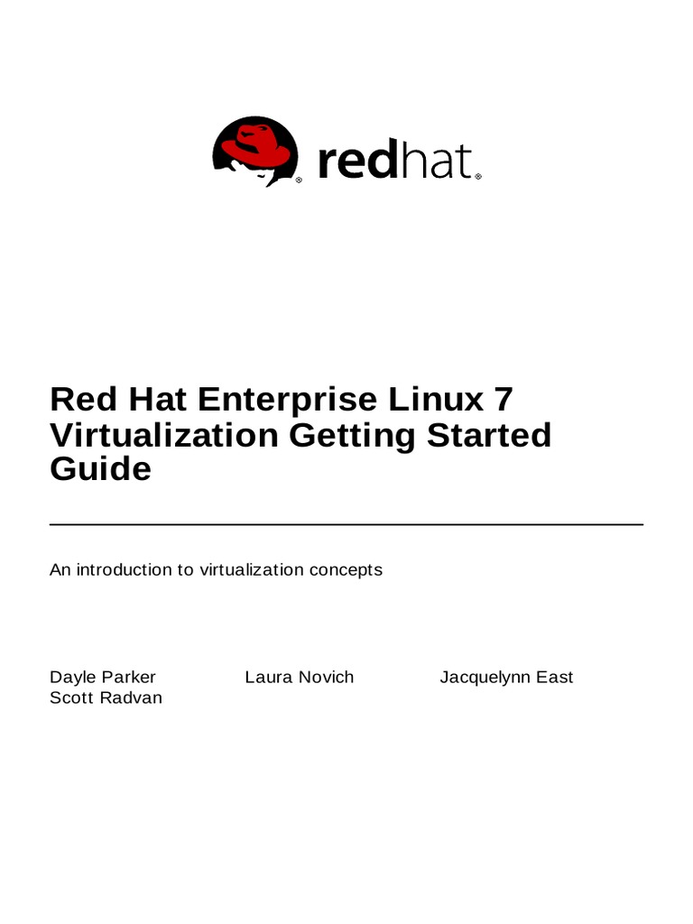 Red Hat Enterprise Linux-7-Virtualization Getting Started Guide-en-US ...