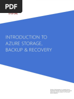 Azure Storage Backup Recovery