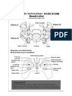 Manual de instrucţiune Mini RC Quadcopter JXD 512V (română)