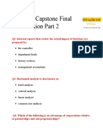 STR 581 Capstone Final Examination Part 2 UOP at Studentwhiz