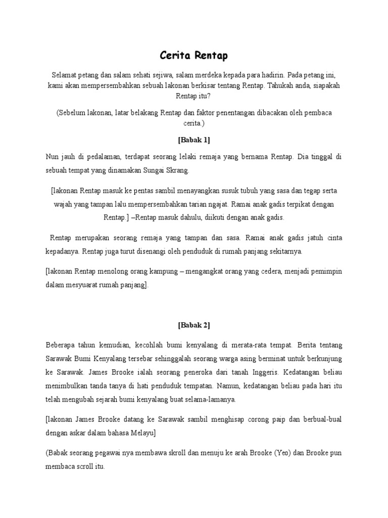 Cerita Rentap | PDF | Klasik