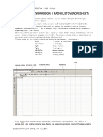 Radne Sveske (Workbook) I Radni Listovi (Worksheet) : File / Save