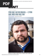 Por Que Saí Do Brasil – e Por Que Não Vou Voltar (Roberto Maxwell)