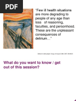 Delirium Presentation