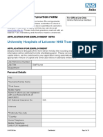 Standard Application Form