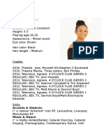 Sade Malone CV