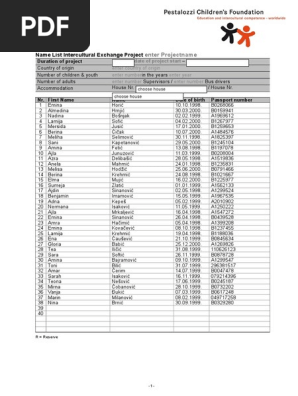 Name List