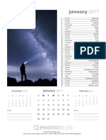 PhotoBlog365 Calendar 2017