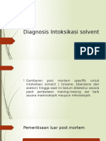 Diagnosis Intoksikasi Solvent