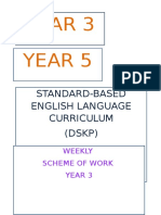 Year 5 Year 3: Standard-Based English Language Curriculum (DSKP)