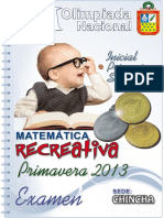 Examen de Tergrado de Primaria