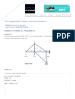 Solution To Problem 113 Normal Stress - Strength of Materials Review
