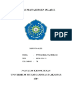 Manajemen Islam I - PT Cendana Teknika Utama