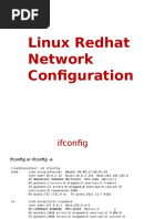 Linux Redhat Network Configuration