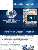 Desain Penelitian Kuantitatif