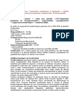 1 Trombocitopoieza. Caracteristica Morfologică Şi Funcţională A Celulelor Sistemului Megacariocit-Trombocitar. Trombocitozele. Trombocitopeniile